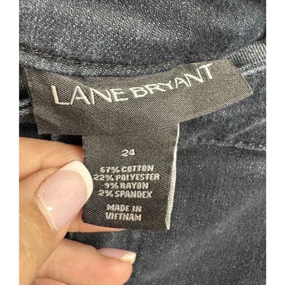 Lane Bryant Women’s Size 24 Stretch Jeans Dark Wash Skinny Fit Denim - Picture 3 of 4